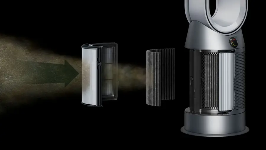 Oczyszczacz powietrza i wentylator z funkcją ogrzewania Dyson Purifier Hot+Cool Autoreact HP7A